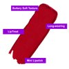GIRLS MAIL Red Lipstick Long Lasting Lip Makeup Cream Finish Hydrating Lipstick for Women