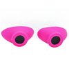 Super Sunnies Slim Flex Strapless UV Eye Protection, FDA Compliant, Individual Tanning Goggles Eyeshields (Pink)
