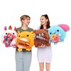 Snackles (Mentos) Hippo Super Sized 14 inch Plush by ZURU, Ultra Soft Plush, Collectible Plush with Real Licensed Brands, Stuffed Animal