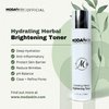 MODASKIN Hydrating Herbal Brightening Toner, Herbal Extract & Antioxidant, Witch Hazel to Brighten & Restore Your Skin's Natural Glow, 4.1 Oz