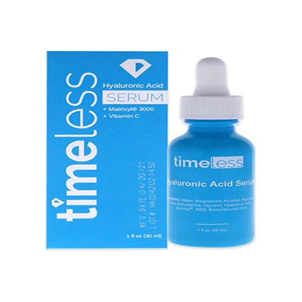 Timeless Skin Care Hyaluronic Acid Vitamin C Serum 1 oz Unisex, (HAC-1)