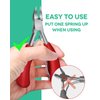 Podiatrist Toenail Clippers, Professional Thick Toenail Clippers for Thick & Ingrown Nails, Wide Jaw Opening Nail Clippers Set Toenail Clippers for Ingrown Manicure, Pedicure, Men, Women, Seniors