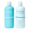 Function of Beauty Straight Hair Shampoo & Conditioner Base, 11 oz Each - Sulfate-Free, Formulated with Coconut Water and Avocado Oil to Hydrate and Seal in Moisture