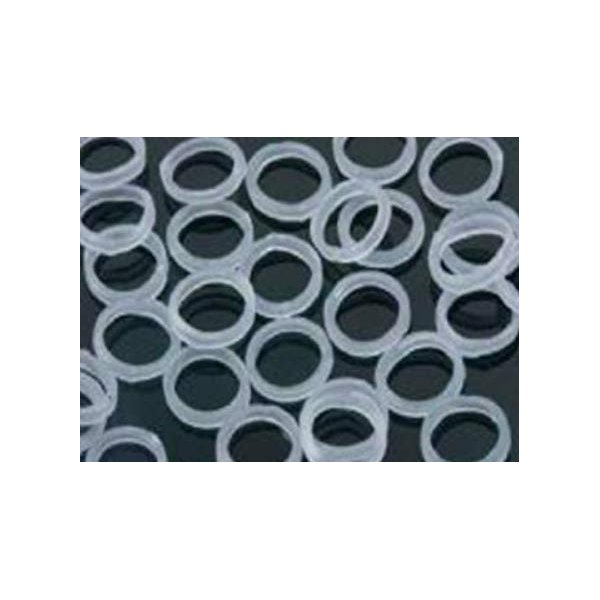 100 pack Orthodontic Elastic Bands 3/16 Inch diameter non latex - Great for Dreadlocks, Braids, Top knots