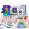 DIY Journal Kit for Girls - Fun, Cute Art Crafts Kits for Tween & Teenage Kids, Great Mermaid Gift for Girl, Cool Birthday Gifts Ideas for Teen Age Teens, Scrapbook & Diary Supplies Toy(SH013)