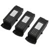 Yoidesu 3PCS 3.7V 1800MAH Li Drone Battery for S6 G6 Q6 RC Quadcopter Parts and Accessories