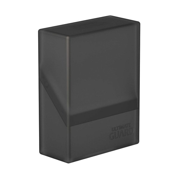 Ultimate Guard Boulder 40+, Deck Case for 40 Double-Sleeved TCG Cards, Onyx, Secure & Durable Storage for Trading Card Games, Soft-Touch Finish