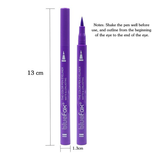 Eaureum 12 Pcs Colorful Eyeliner, Waterproof Liquid Eyeliner, Neon Makeup Eyeliner, Eyeliner Pencil Makeup Gift Kit for Halloween Christmas Thanksgiving, 12pcs