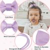 CÉLLOT Baby Hair Ties with Bows 60pcs Small 2 inch Baby Hair Bows Durable Hand Sewed Rubber Bands Ponytail Holders Toddler Hair Accessories for Baby Girls Infants Toddlers Gifts in Pairs