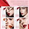 4 Colors Lipstick Cigarettes, Mini Tube Mate Velvet Lipstick, Lip Tint Lip stain Long Lasting 24 hours Waterproof Liquid Lipstick, Red Moisturizer Smooth Lip Stick Cosmetic
