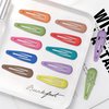 Cptots Small Hair Barrettes For Women No Slips Metal Snap Hair Clips For Thin Hair And Fine Hair,Rainbow Colors,20 PCS,1.97 x 0.5 Inches