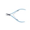 Blue Cross Professional Nail Care, Cuticle Nippers, Cutter & Trimmer, Fingernail + Toenail Clippers Tool for at Home DIY Manicures with Stainless Steel Sharp, Durable Blades, 6mm Jaw Size, Blue