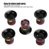 5Pcs Aluminum Alloy Magnifying Glasses, Watch Repair Glass Lens Magnifier Loupe Accessory Magnifying Glass for Watchmakers Eye Loupe Glass Tools