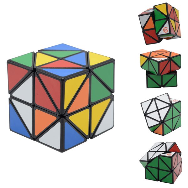 Fangshi limCube Skewb 2x2 Cube - Professional Twist Cube Puzzles, IQ Challenge Brainteaser Puzzle, Perfect for Boys/Boyfriend/Men/Collection