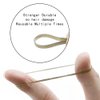Dofash 2 * 75MM Snag-free Elastic Hair Ties Rubber Bands for Hair Elastic Hair Bands Hair Rubber Bands Hair Elastics for Women's Hair - 150pcs (Blonde)