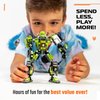 JITTERYGIT Mech Buildable Robot Glow in The Dark STEM Action Figure Toy Set, Cool Space Super Hero Christmas Birthday Gift, Xmas 3 in 1 Present DIY for Boys, Girls, Teen 6 7 8 9 10 Year Olds