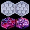 Juome Dice Box Resin Molds Silicone, DND Dice Holder Silicone Molds with Lid for Epoxy Resin Casting for DIY Dices Storage Case Making, Dice Lovers Gift