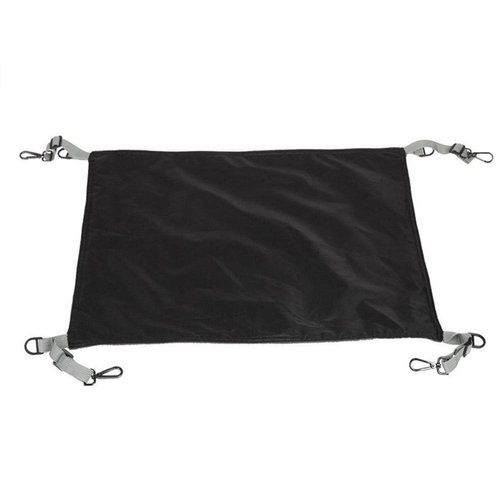 RivenAn Hanging Cat Hammock, Pet Hammock for Cage, Adjustable Cat Bed Two Sides Comfortable/Waterproof Resting Sleepy Pad for Cats Small Dogs Rabbits or Other Small Animals (Black)