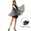 Ypser Halloween Party Wings Shawl for Women Fairy Ladies Costume Cape Black
