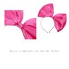 AISIBO Bowknot Hair Bands, Halloween Big Hair Bow Headband, Women Bow Hairband Hair Hoop for Cosplay Costume Party Holiday Decoration