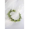 HJYHYN Flower Crown Boho Flower Wreath Artificial Floral Crown Bridal Headpiece Greenery Crown for Wedding Ceremony Party Festival