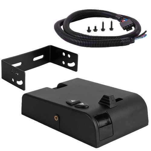 Hututimo Universal Electric Trailer Brake Controller Wiring Harness Kit Compatible with Curt 51140 51515 TriFlex Controller Harness with Pigtails 1 to 4 Axles Digital Display