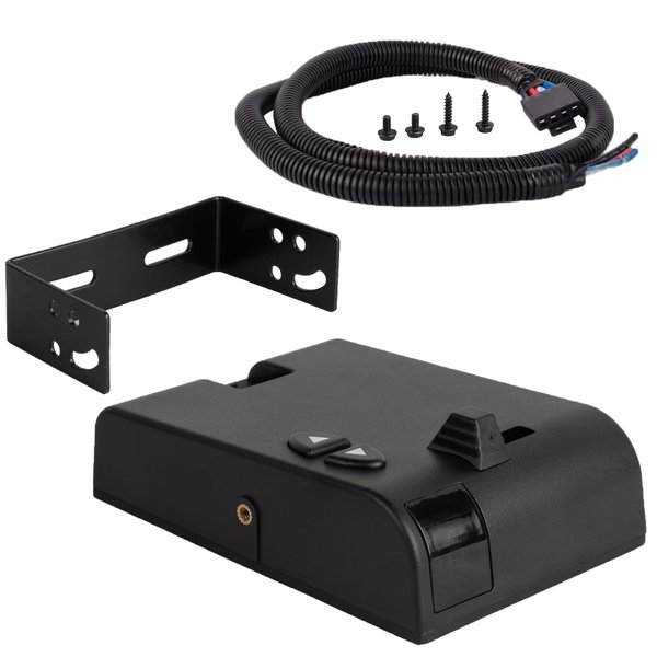 Hututimo Universal Electric Trailer Brake Controller Wiring Harness Kit Compatible with Curt 51140 51515 TriFlex Controller Harness with Pigtails 1 to 4 Axles Digital Display