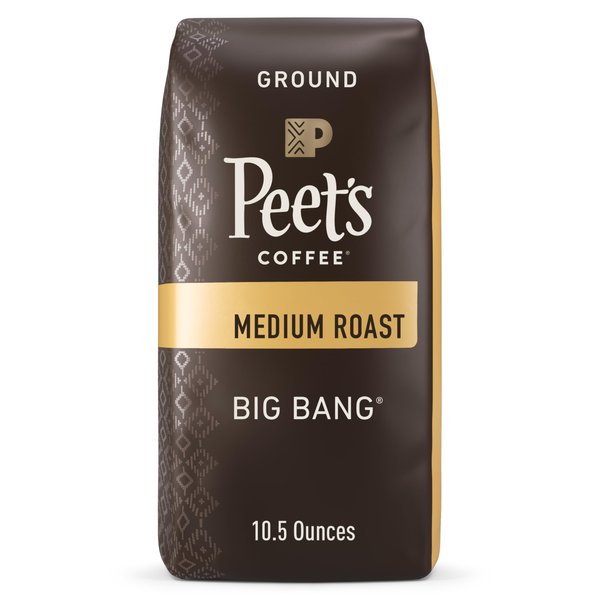 Peet's Coffee, Medium Roast Ground Coffee - Big Bang 10.5 Ounce Bag