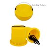 GISCO Balancing Bucket Stilts 1 Pair Thickened Plastic Walking Stilts Balance Bucket Stilts Toy with Adjustable Rope Gifts for Balance Coordination Party Game Birthday (Yellow)