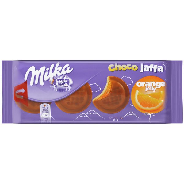 Milka Chocojaffa Orange Chocolate Covered Sponge Cake (Cookies) [Pack of 2]