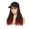 AliRobam Hat Wigs Baseball Cap with Boho Senegalese Twist Braids Hair extensions Hat With Braided Hair attached for Black White woman (14inch, TBug)