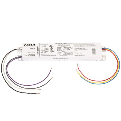 Osram 51520 Optotronic 96W 24V DC 120/277V AC 50/60Hz Constant Voltage Dimmable LED Driver OT 96W/24V/UNV/DIM