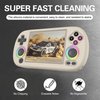 Silicone Case Compatible with Anbernic RG40XX H, Anti-Scratch, Washable, Shockproof Protective Cover for RG40XX H Handheld Game Console with Lanyard - White