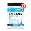 Renew Actives Hydrolyzed Bovine Collagen Peptides Powder - 100% Grass Fed Bovine Collagen Unflavored Powdered Bone Broth for Healthy Skin, Hair, Joints