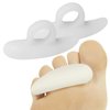 VIVEsole Hammer Toe Crest Cushion & Buttress Pad - Reduces Pressure from Calluses & Hammer Toes (Pair) - For Left & Right Feet - Toe Separator Corrector for Curled, Crooked, Curved, Overlapping Toes