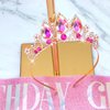 CIEHER Rapunzel Crown & Birthday Sash Set, Birthday Crown and Birthday Girl Sash for Women Girls, Birthday Decorations for Girls Birthday Gifts for Friends