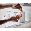 Joseph Joseph Slim Soap Dispenser, Compact and Stylish Design, 12.3oz Capacity, Ecru