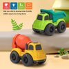 Toddler Car Toys for 1-3 Year Old, 2 PCS Dump Truck Toys and Mixer Cement,BPA Free Outdoor Toys for Toddlers,Christmas Birthday Gifts for Toddler Boy Girl 3-4