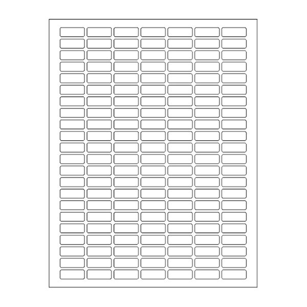 White Rectangular Labels + Bonus Color Labels - Value Pack - White Coding Labels Produce Excellent Results with Standard Laser Printer-Template Included! 1138 Pack