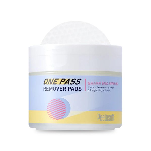 Makeheal Peelosoft One Pass Makeup Remover & Cleansing Pads - Hypoallergenic, Deep Cleansing, Gentle Exfoliator Pads for Sensitive Skin - Quickly Remove Waterproof & Long-Lasting Makeup (50 Pads)