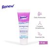 DermaRite's Renew Skin Repair Cream - Every Day Moisturizer & Skin Protectant with Dimethicone and Aloe Vera - Powder Scent, 4 oz. Tube, 1 Count