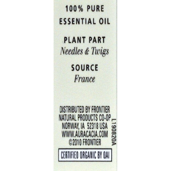 Aura Cacia Certified Organic Pure Pine Essential Oil | 0.25 fl. oz. | Pinus sylvestris