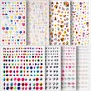 Teenitor Nail Art Stickers Self Adhesive Nail Rhinestones Stickers 5D Nail Stickers for Nail Art 3D Nail Deals Pearl Sticker Stick on Gems for Nail, Face, Hair