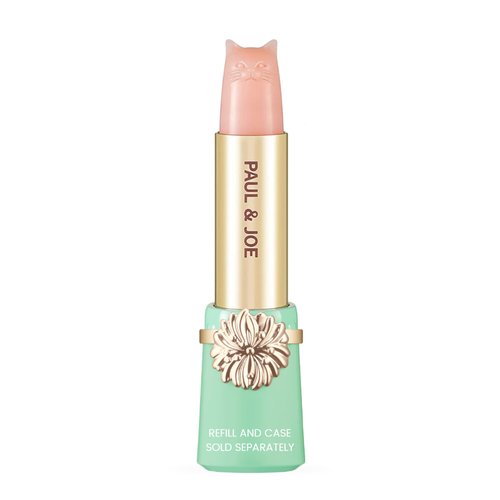 Paul & Joe Treatment Lipstick Refill Only, Case Sold Separately, Cat-Shaped Light Pink Lipstick for Lip Care & Repair, Lip Moisturizer with Collagen and Orange Honey, 401 Treatment Lipstick, 0.09 oz