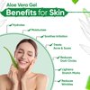 KAZIMA Aloe Vera Gel Raw - 100% Pure Natural Gel - Ideal for Skin Treatment, Face, Acne Scars, Hair Treatment, Moisturizer & Dark Circles (250 Gram)