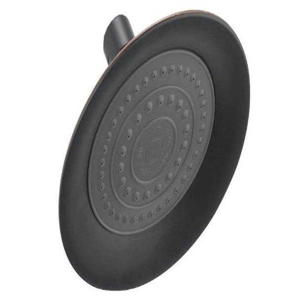 Delta Faucet Single Setting Raincan Shower Head, Oil Rubbed Bronze Round Shower Head, Rainfall Shower Head, High Pressure Shower Head, 1.75 GPM Flow Rate, Oil Rubbed Bronze RP61181OB