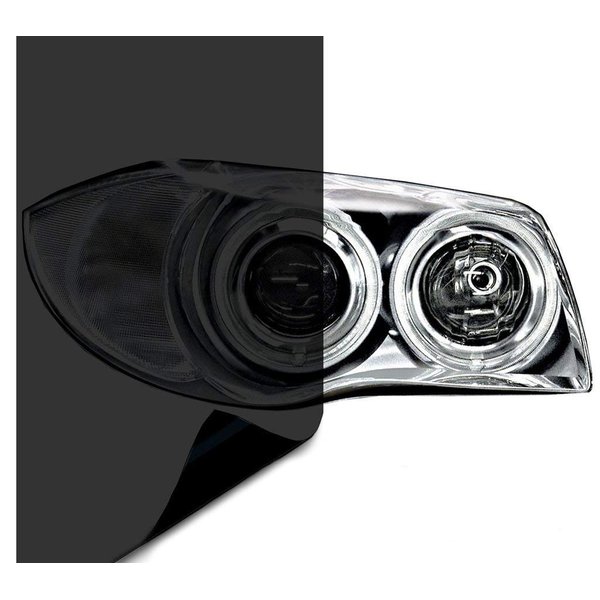 VViViD Air-Tint Dark Black Headlight Taillight Tint Air-Release Vinyl Wrap Film Roll (17.75in x 60in)