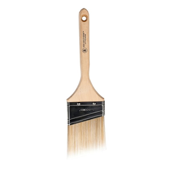 Wooster 5231-3 Series 5231 3" Gold Edge Angle Brush, 3 Inch