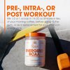 Genius BCAA Energy Powder, Orange - Nootropic Amino Acids & Muscle Recovery - Natural Vegan BCAAs Workout Supplement for Women & Men (Pre, Intra & Post Workout) - No Artificial Sweeteners