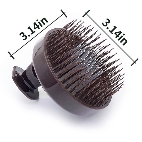 MANHONGYU Scalp Massager Shampoo Brush Dandruff Cleaning Brush Hair Shampoo Comb with Soft Elastic Nilon Bristles Relieves Itchy Scalp and Relaxes The Head